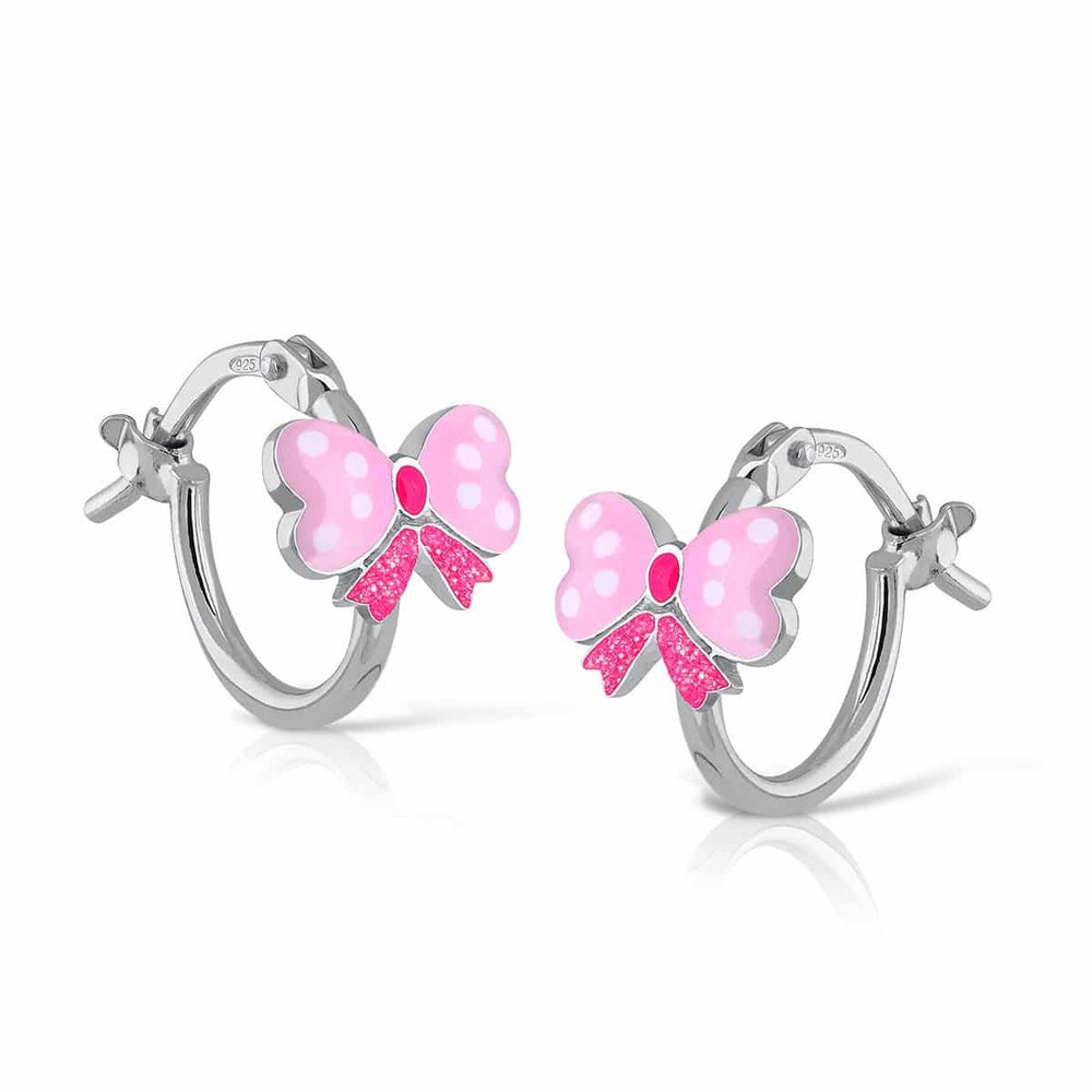 Mini aros Esmalte laço