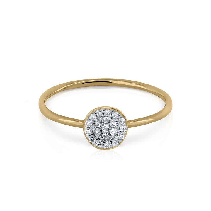 anillo pave brillantes