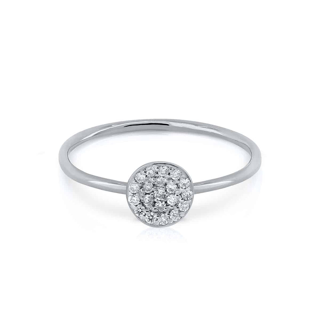 anillo pave blanco