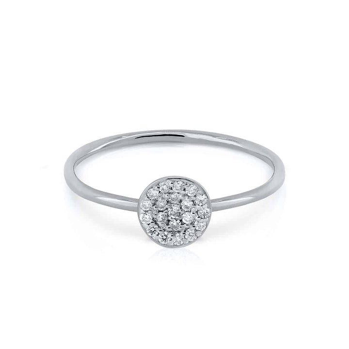 anillo pave blanco