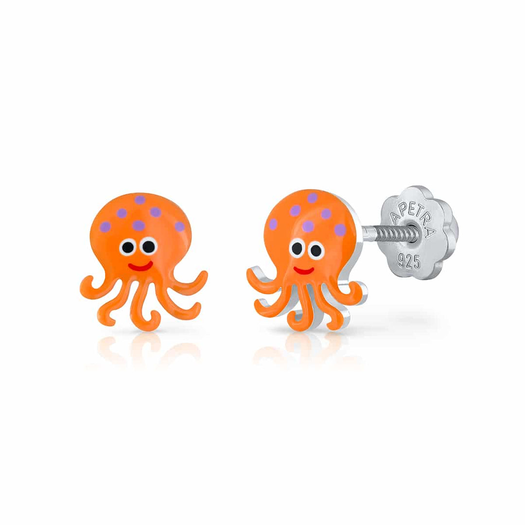 Pendientes Pulpo rosca