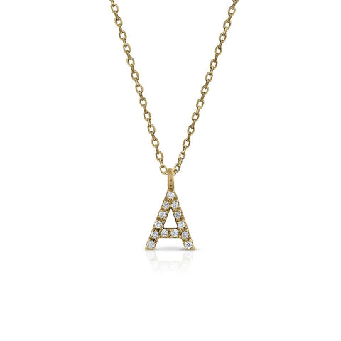 Prime Collection Diamonds Initial Necklace