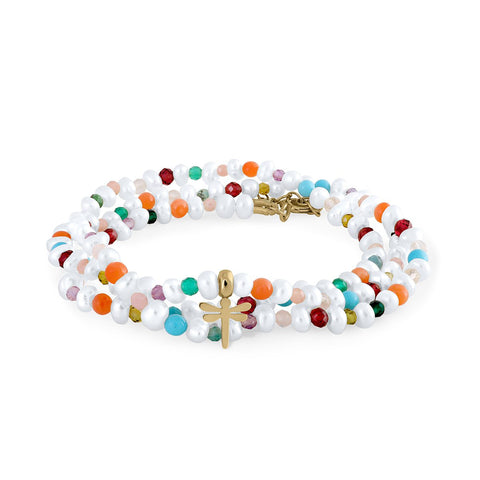 Lula Tutti Chip Pearl Necklace