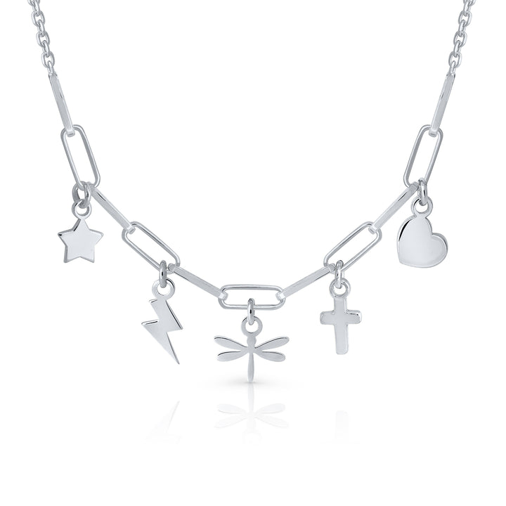 Lotus mix tambourine necklace