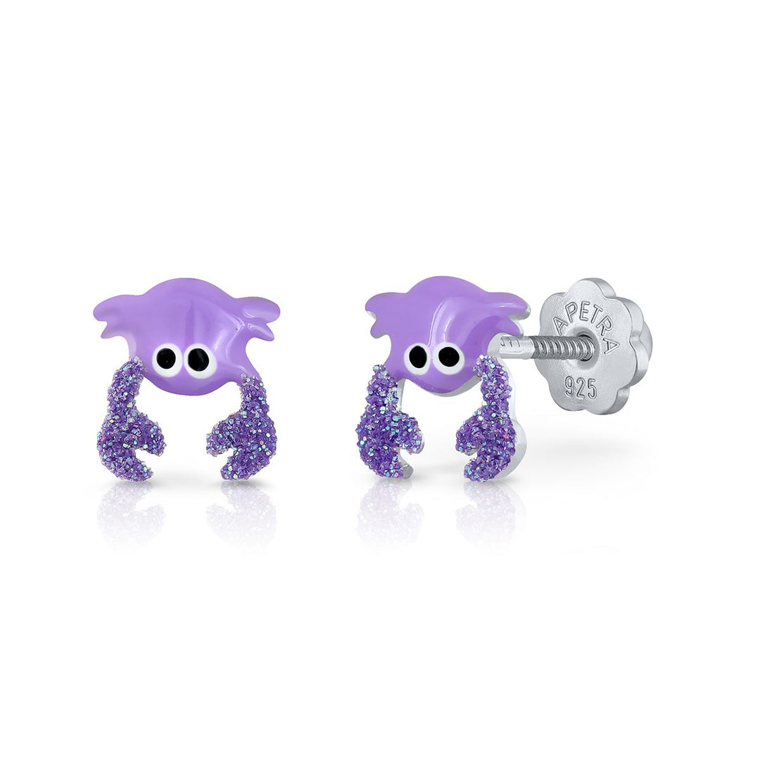 Pendientes Cangrejo rosca