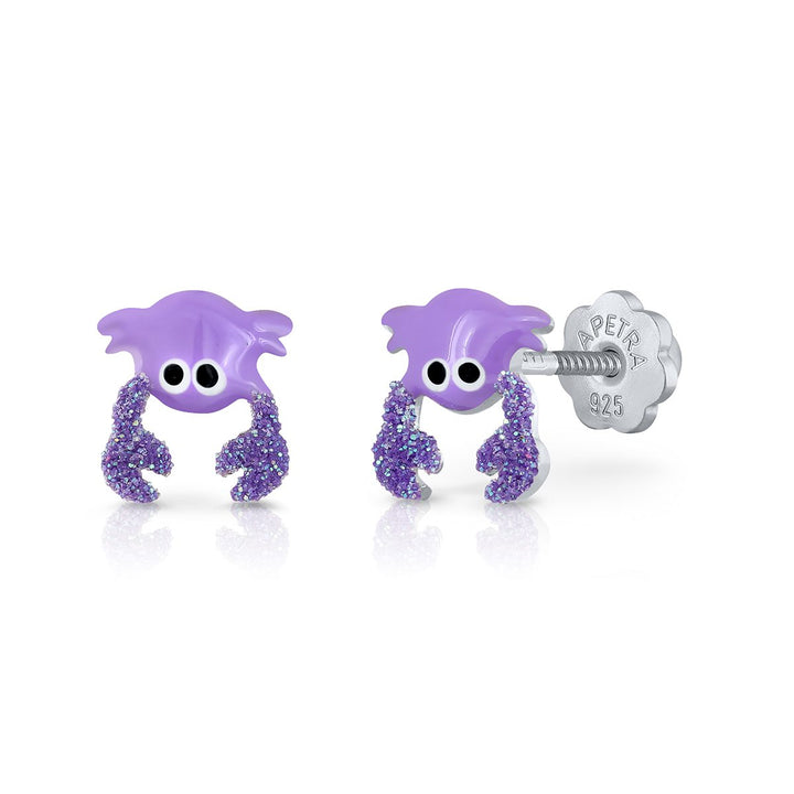 Pendientes Cangrejo rosca