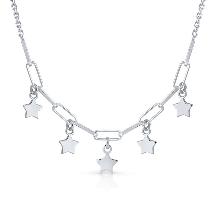 Lotus star tambourine necklace