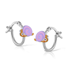 Mini aritos Esmalte caracol