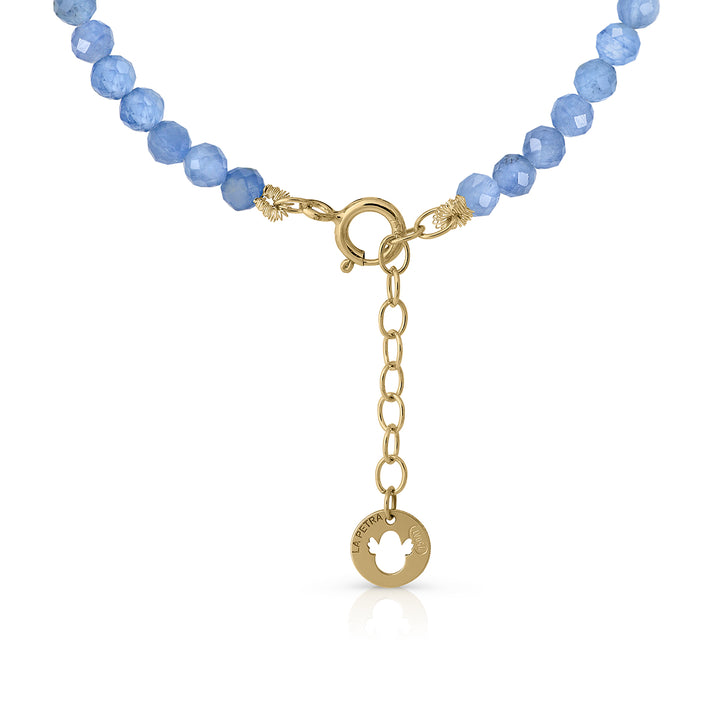 Gold emerald necklace with Star of Bethlehem