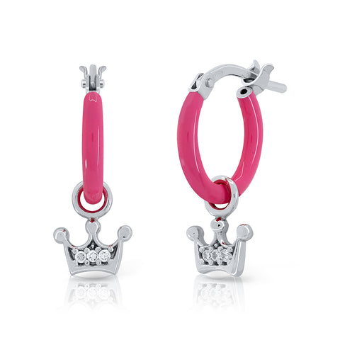 Blink mini crown earrings