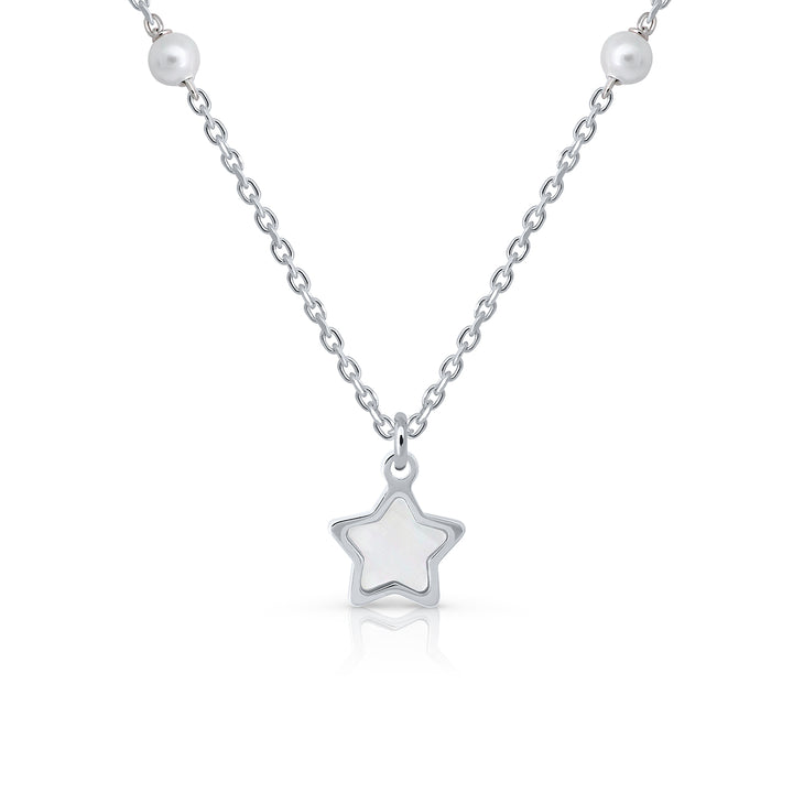 Collar Colección Teen Pearls - Estrella blanca