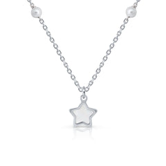 Collar Cristal Pearls estrella