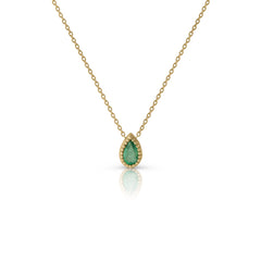 Collar oro gota preciosa