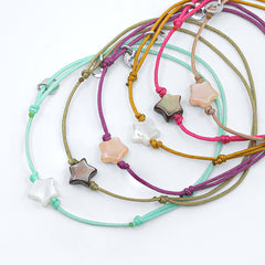 Pulseira de Macramé Coração Encantado