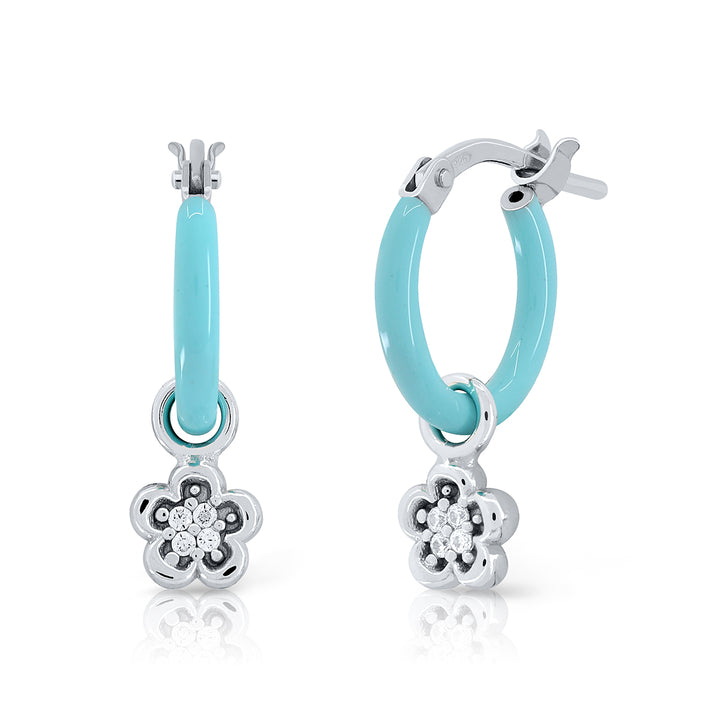 Mini aritos Blink flor