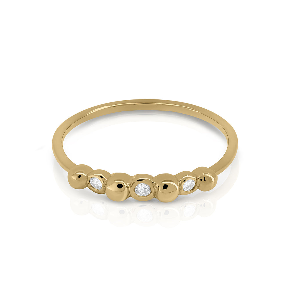 Anillo oro Drops Diamantes