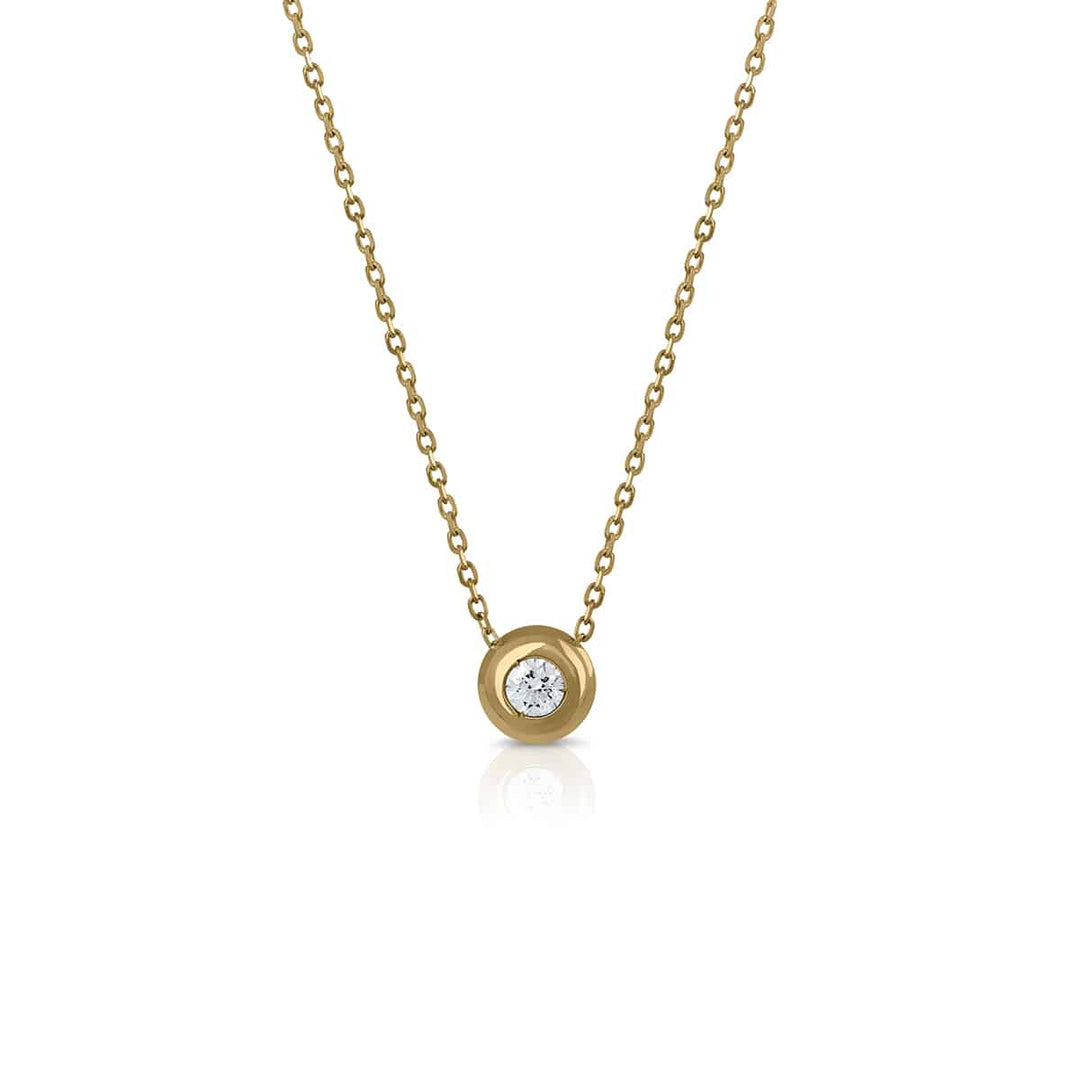 Collar Oro Chatón Brillante