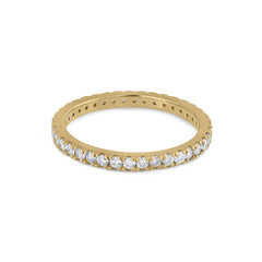 Alianza oro amarillo diamantes infinita