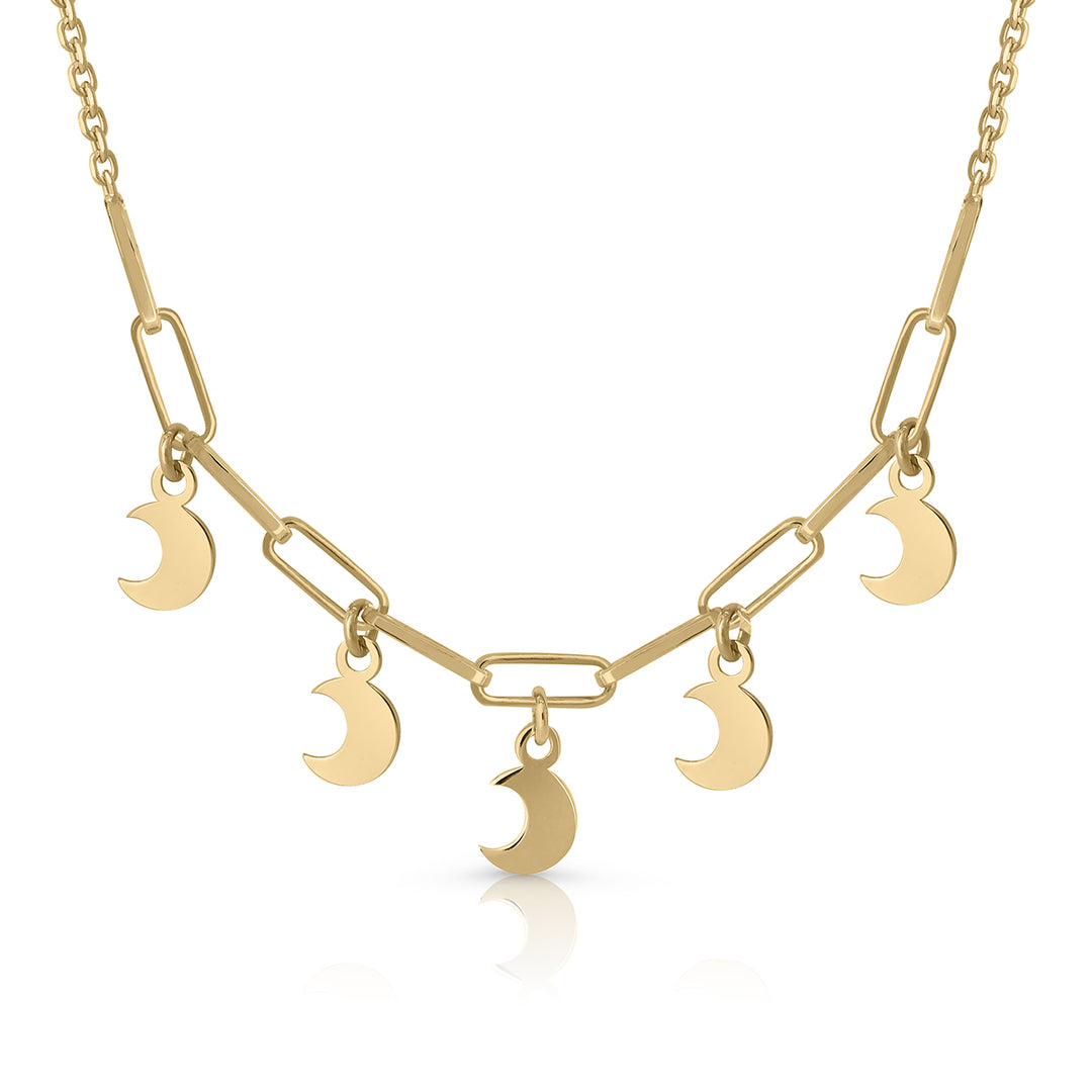 collar pandereta lotus luna