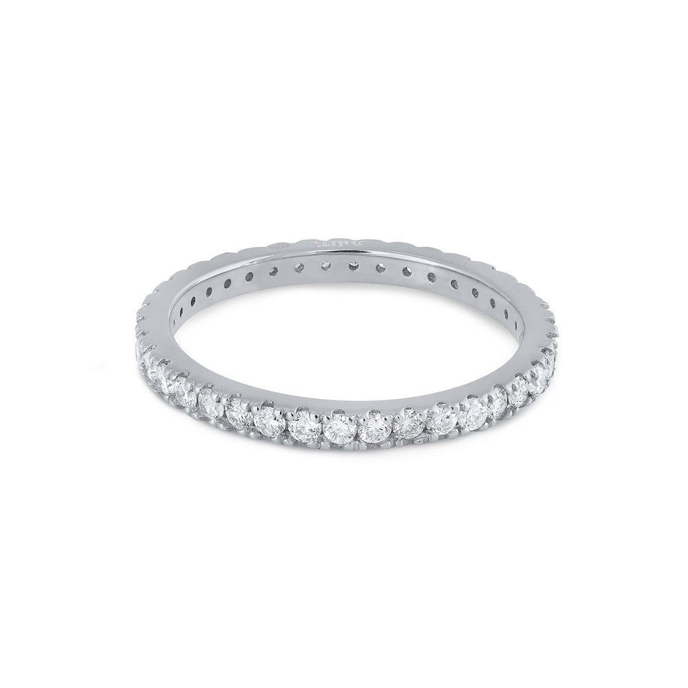 Infinity Ring Brilliant White Gold