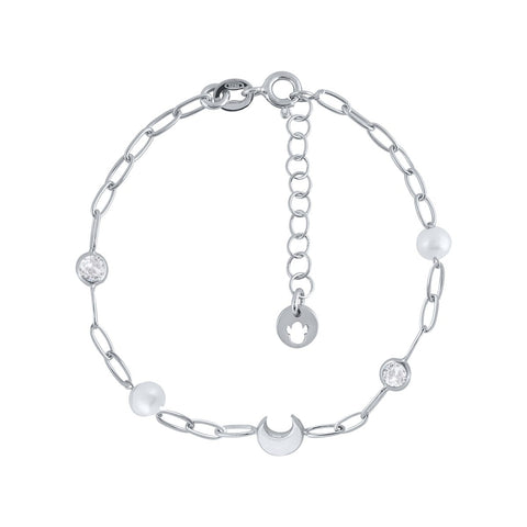 Mini Lotus Moon Bracelet