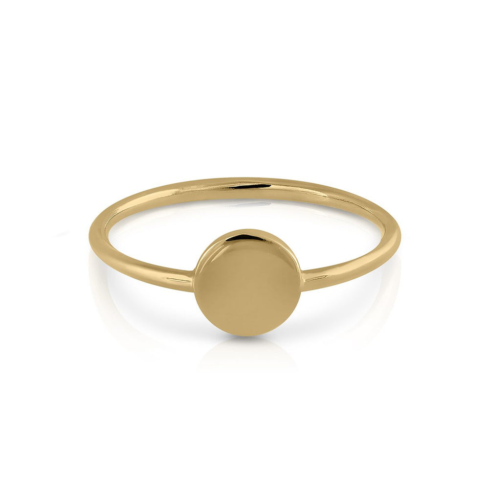 Gold Round Ring