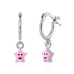 Mini aritos Pandereta happy star