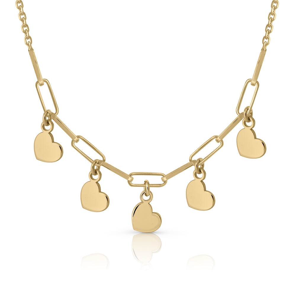Collar pandereta Lotus corazón