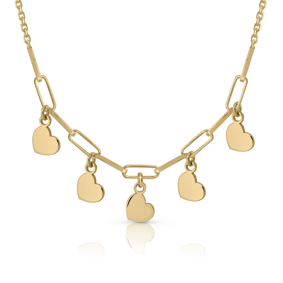 collar pandereta lotus corazon