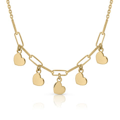 Collar pandereta Lotus corazón