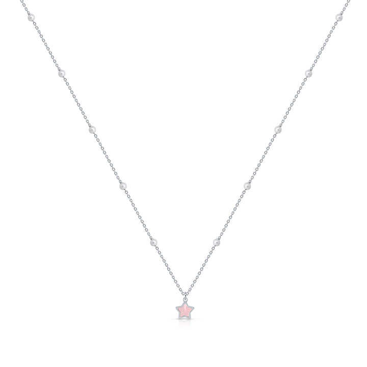 Collar Colección Teen Pearls - Estrella rosa g