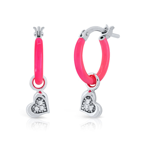 Mini Blink heart earrings