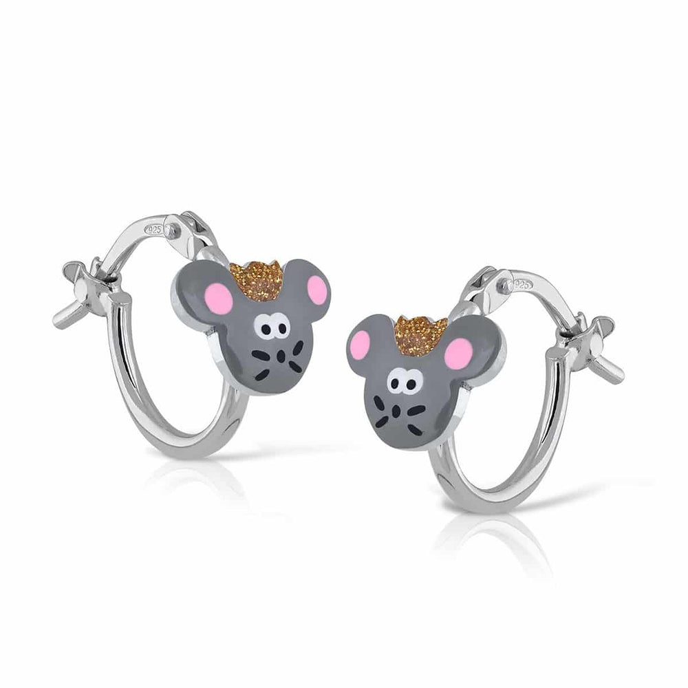 Mini brincos Esmalte rato