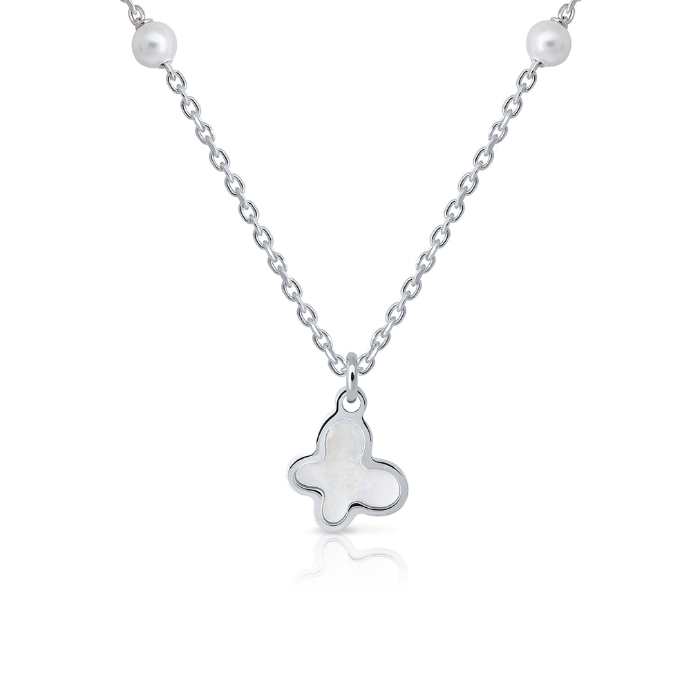 Shasha Crystal Pearls Necklace