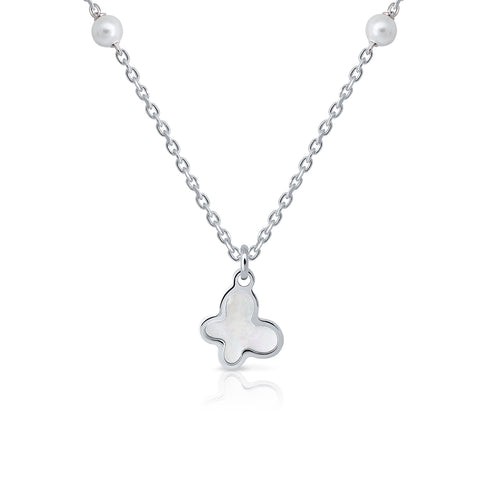 Shasha Crystal Pearls Necklace