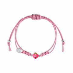 Pulsera Macramé corazón encantado