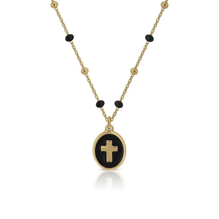 Zirconia Cross Necklace