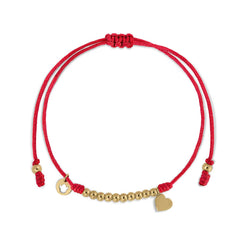 Pulsera Oro Macramé Mon Amour