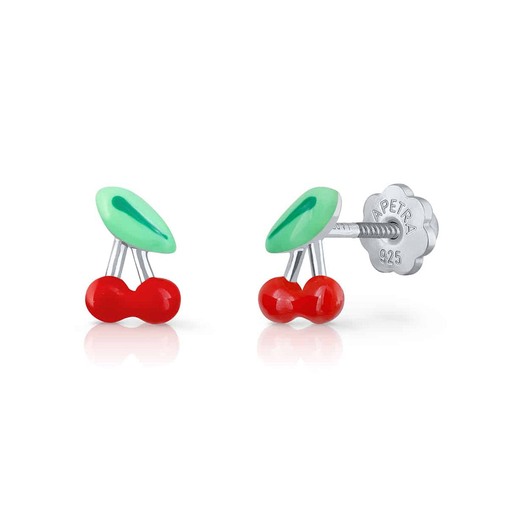 Pendientes Cereza rosca