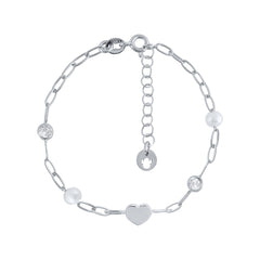 Mini Lotus Heart Bracelet