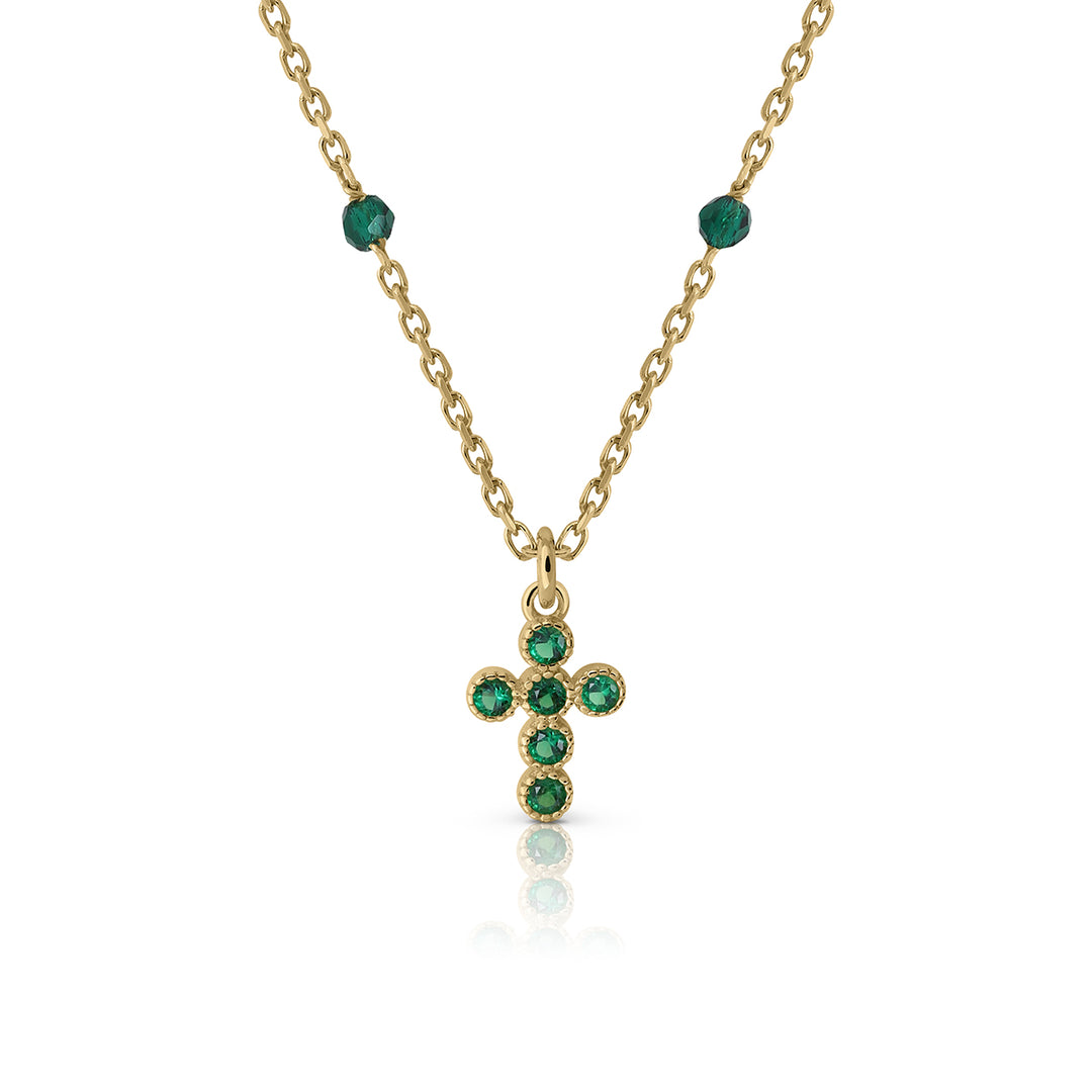 Collar cruz Circonitas