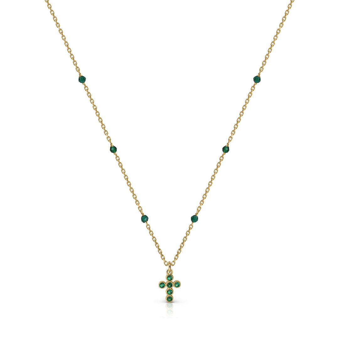 Collar cruz Circonitas