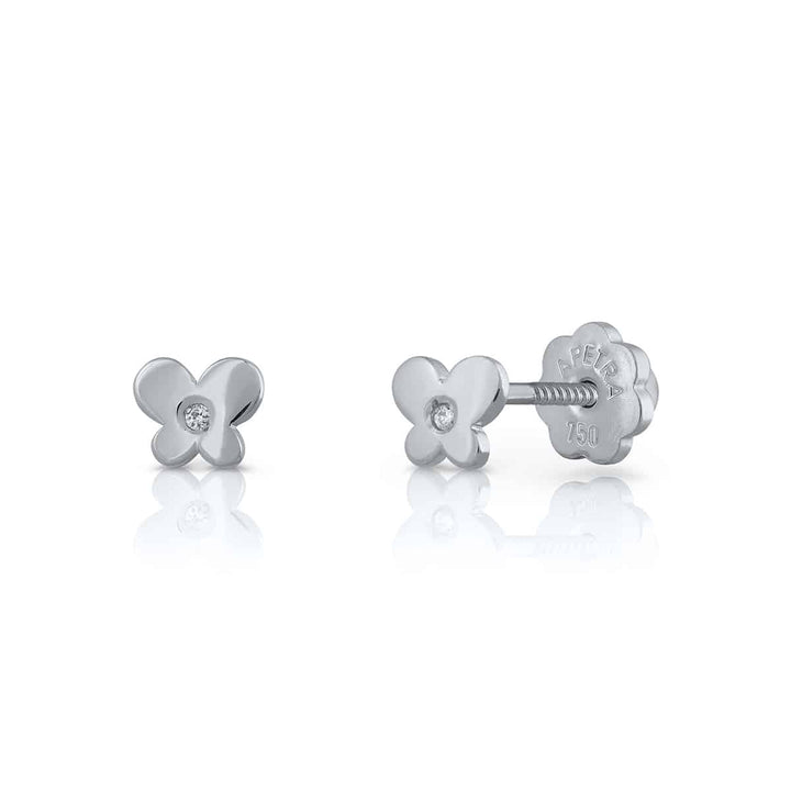 Golden Tiny Collection Diamond Earrings - Shasha