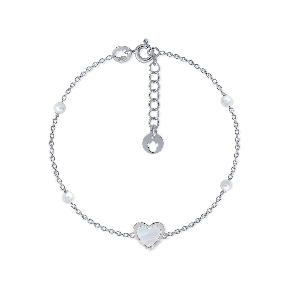 Pulsera Cristal Pearls corazón
