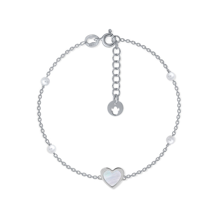 Pulsera Colección Teen Pearls - Corazón