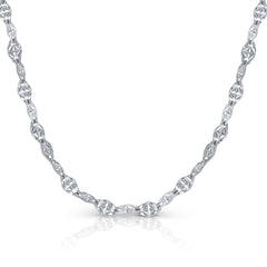 3mm enamel bead necklace