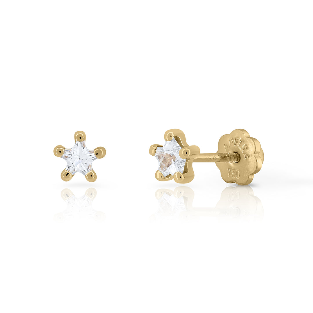 Pendientes oro Brilli Brilli Estrella