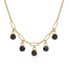 Collar pandereta Lotus piedras