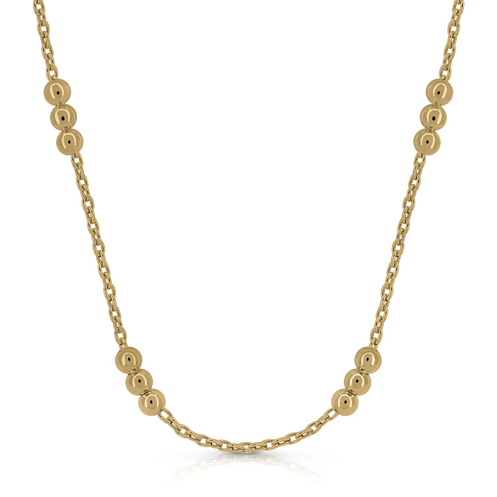 Collar de bolitas de tramos