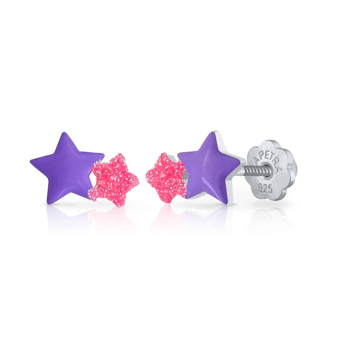 estrella doble lila